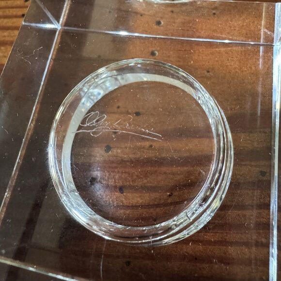 Oleg Cassini Crystal Votive Sedoma Candle Holder Signed Boxed Set Of 2 Units New - Picture 7 of 16